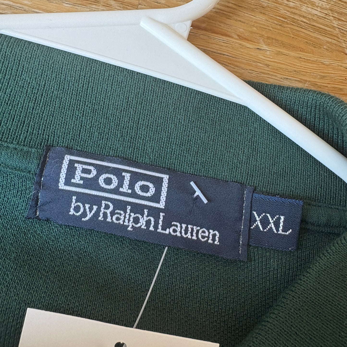 Vintage Ralph Lauren Green Rugby Polo Shirt - 2XL