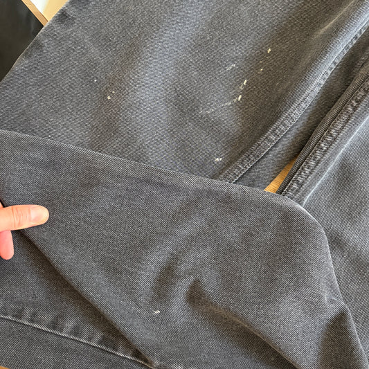 Vintage Levis 550 Baggy Black Denim Jeans - 33L