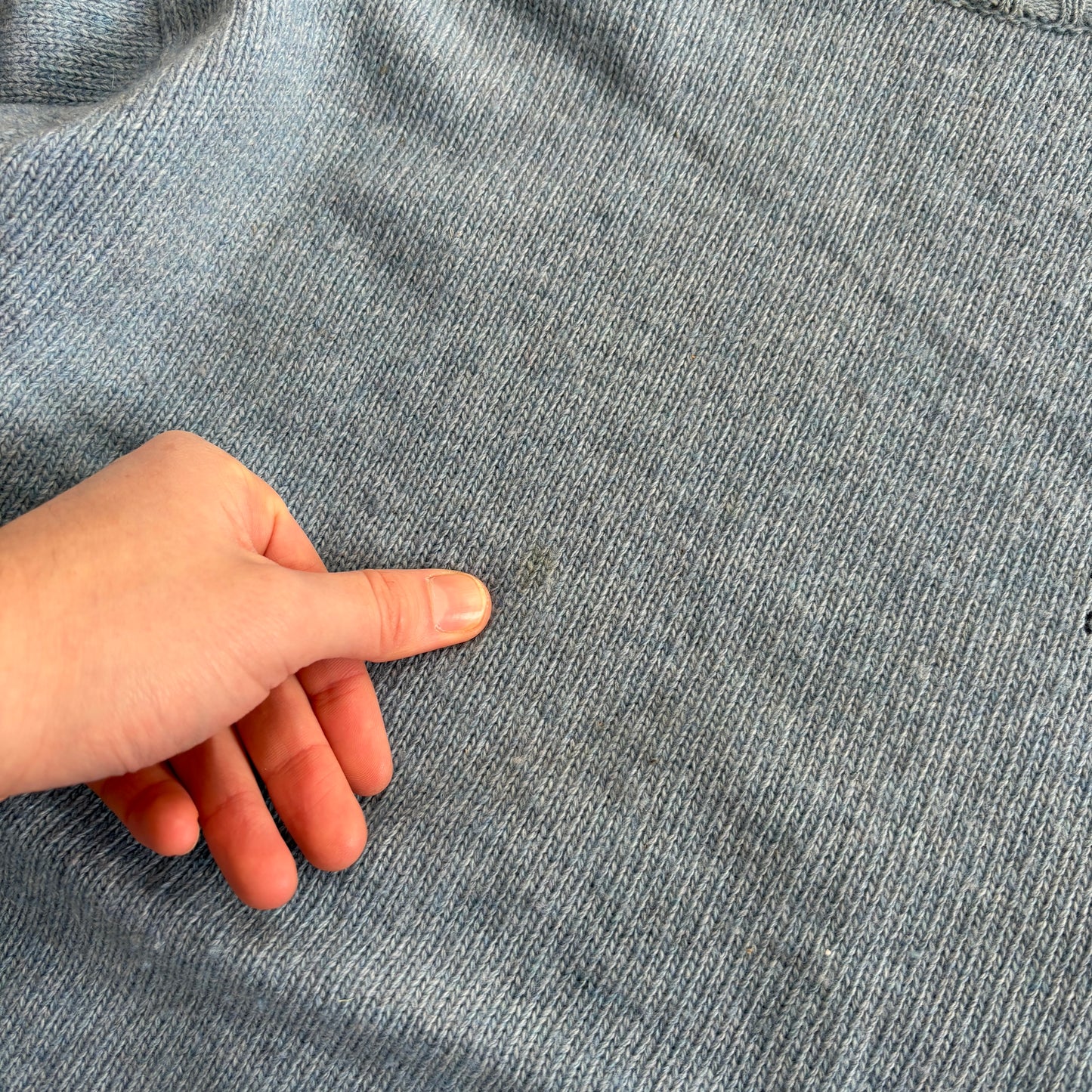 Vintage Ralph Lauren Blue Chunky Knit Jumper - S