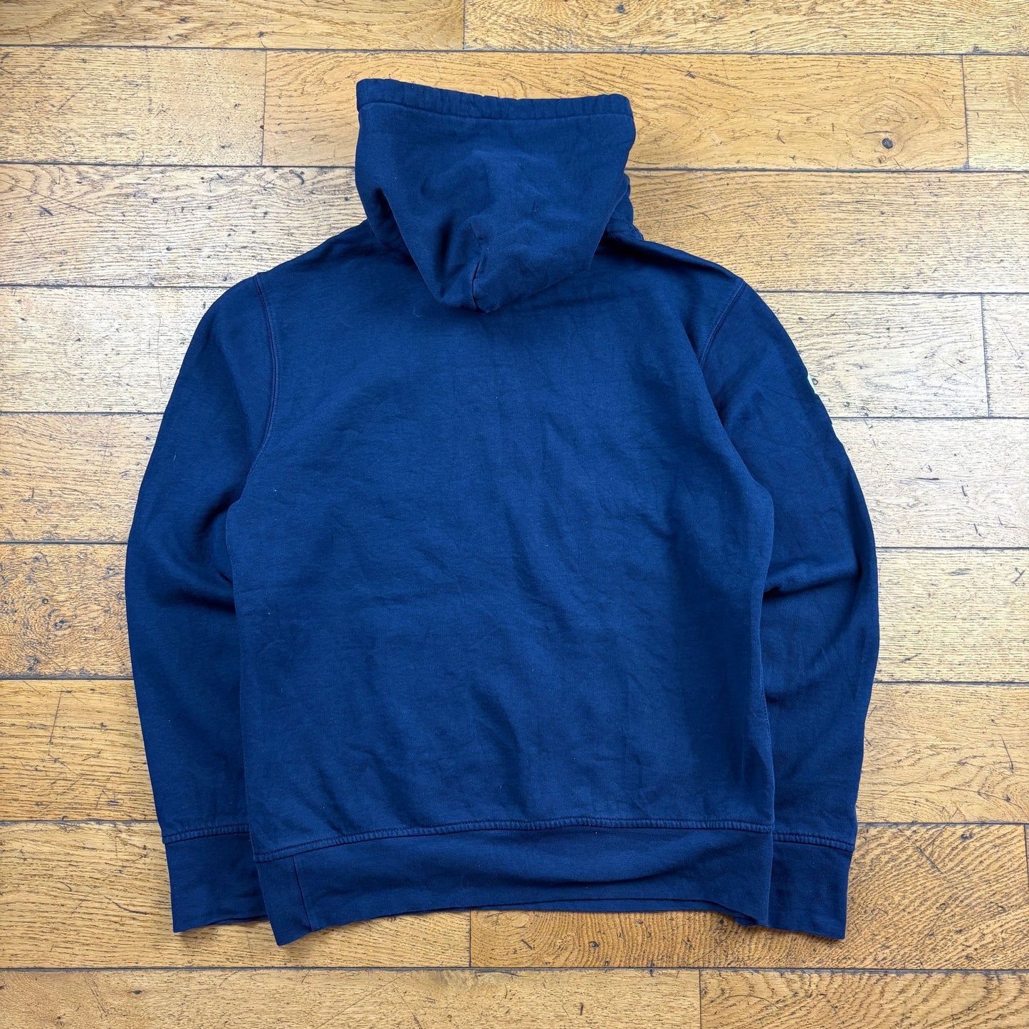 Vintage Ralph Lauren Big Pony Navy Embroidered Hoodie Sweatshirt - M
