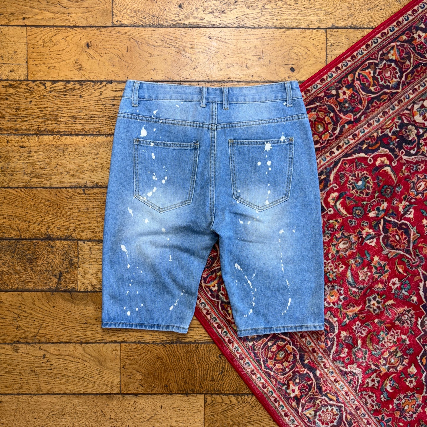 Vintage Blue Denim Shorts - 32
