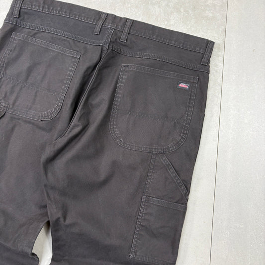 Vintage Dickies Workwear Black Carpenter Baggy Trousers - 40