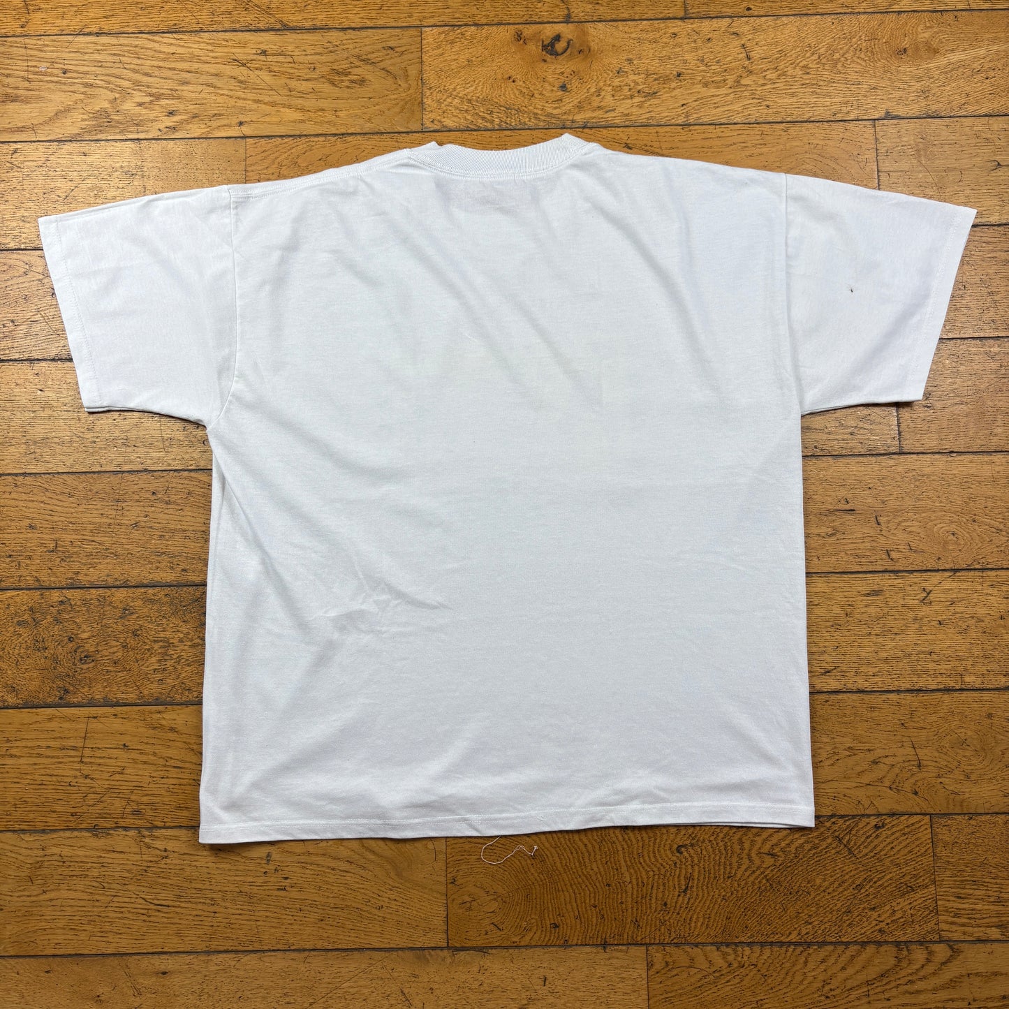 Vintage 90s Harlem New York White Graphic T-Shirt - XL