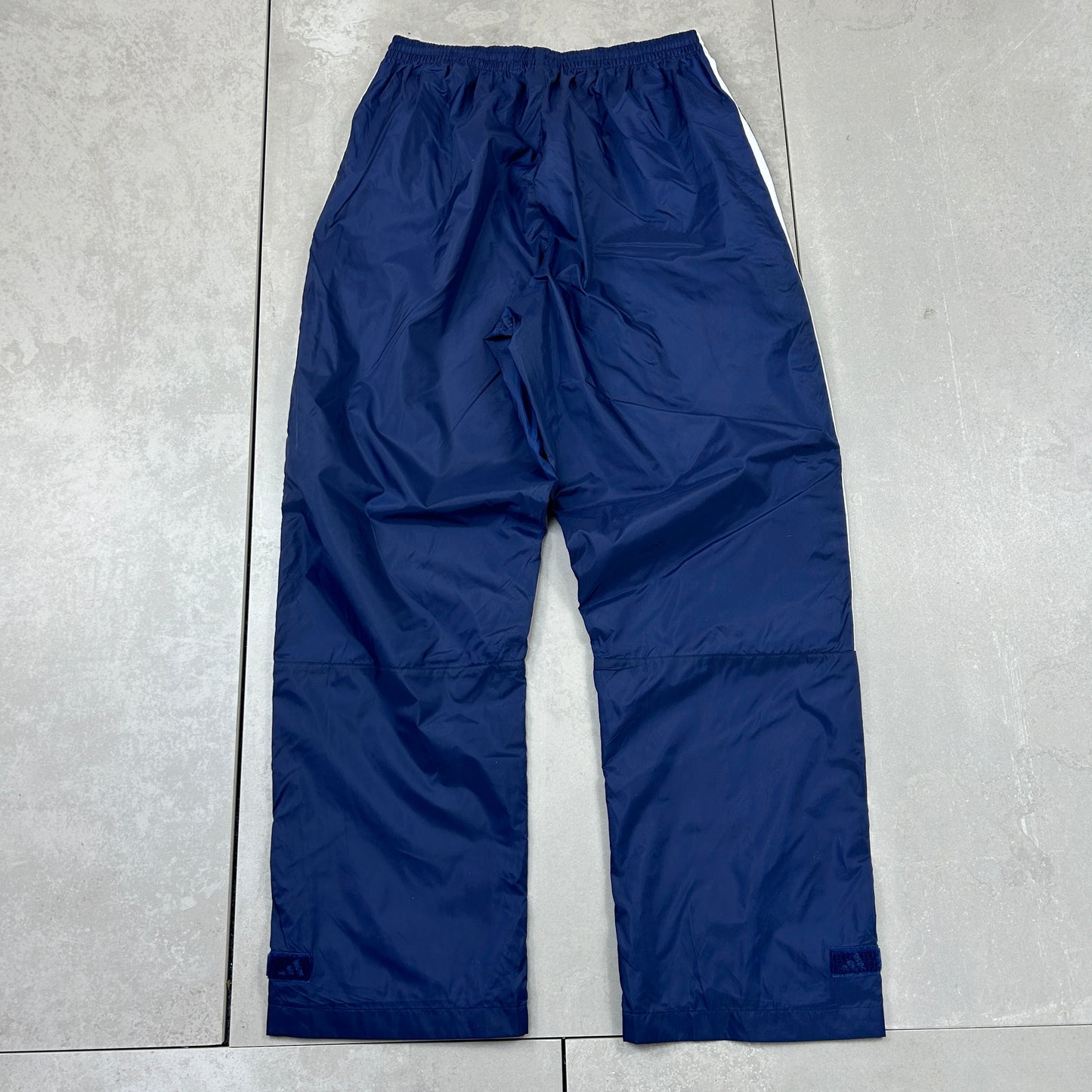Vintage Adidas Navy Baggy Tracksuit Sweatpants Track Pants Bottoms - S