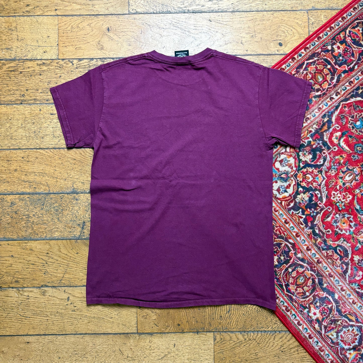 Vintage Thrasher Burgundy Skate Graphic T-Shirt - S