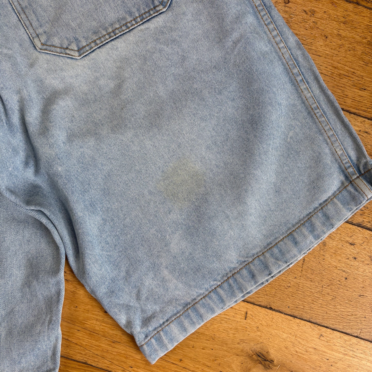 Vintage Extra Hip Hop Baggy Blue Shorts Jorts - 38