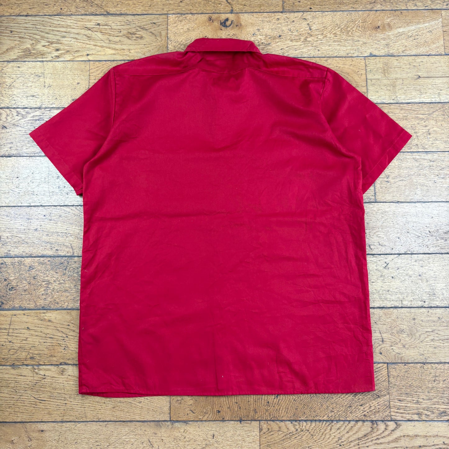Vintage Dickies Red Short Sleeve Workwear Shirt - XL