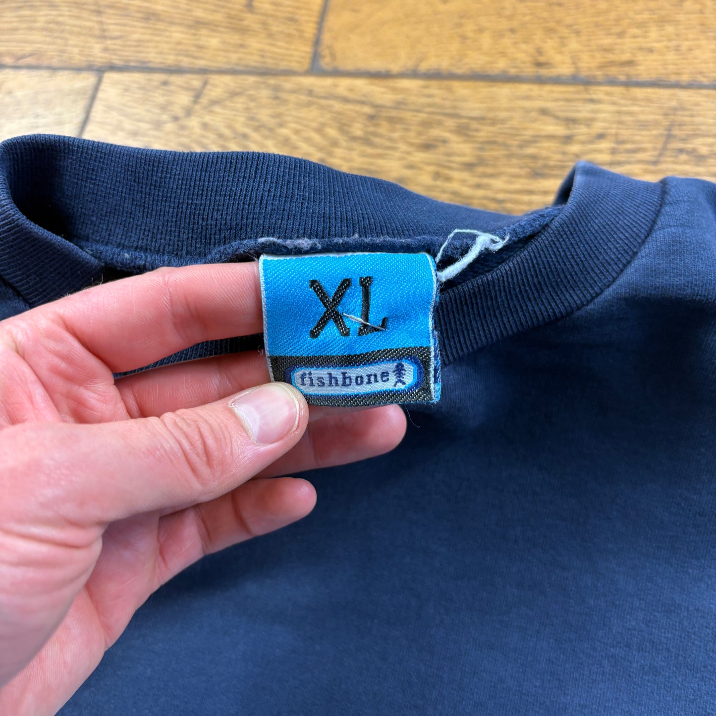 Vintage Fishbone Surfwear Navy Sweatshirt - XL