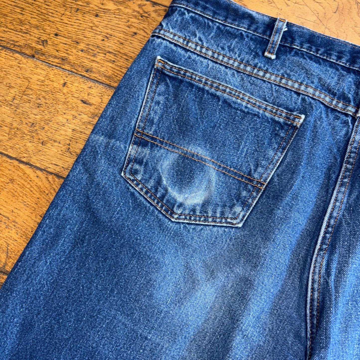 Vintage Dickies Workwear Carpenter Baggy Blue Shorts - 44