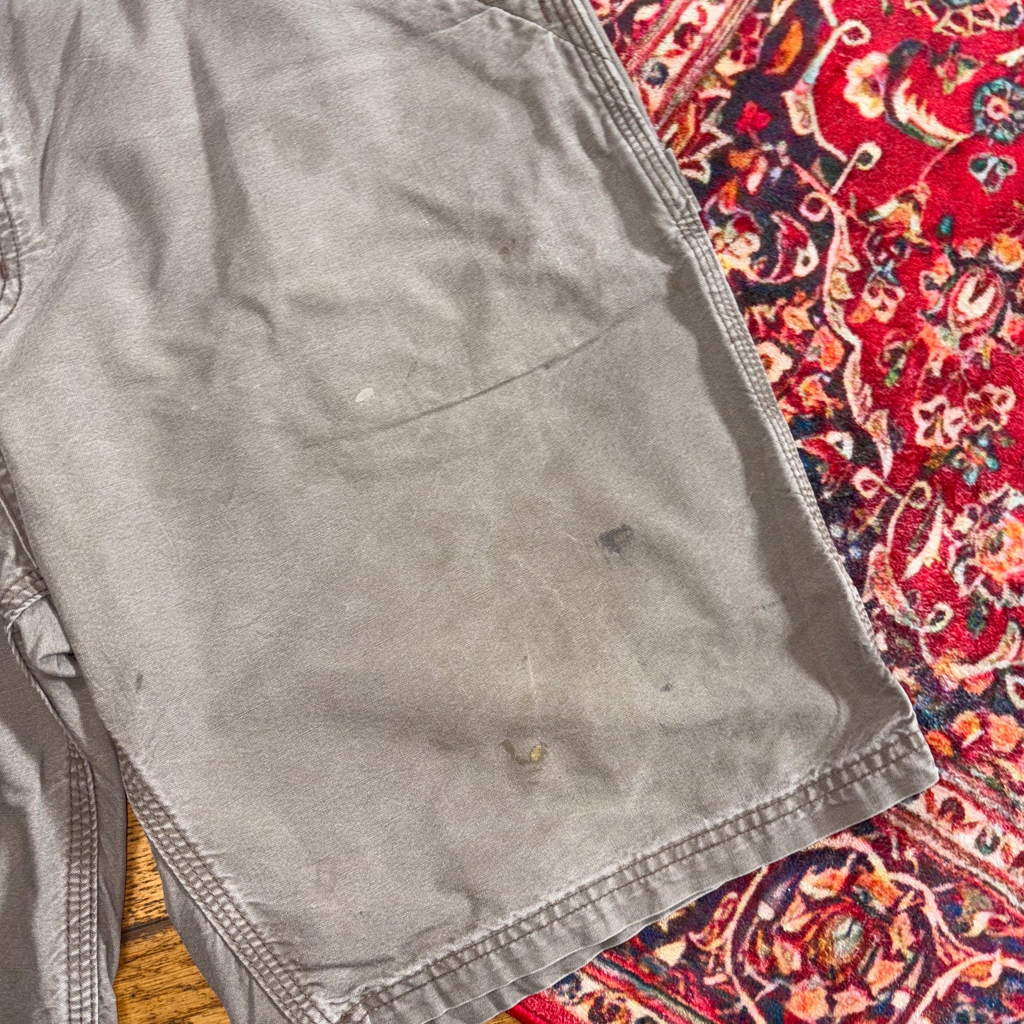 Vintage Carhartt Brown Workwear Baggy Carpenter Shorts - 38