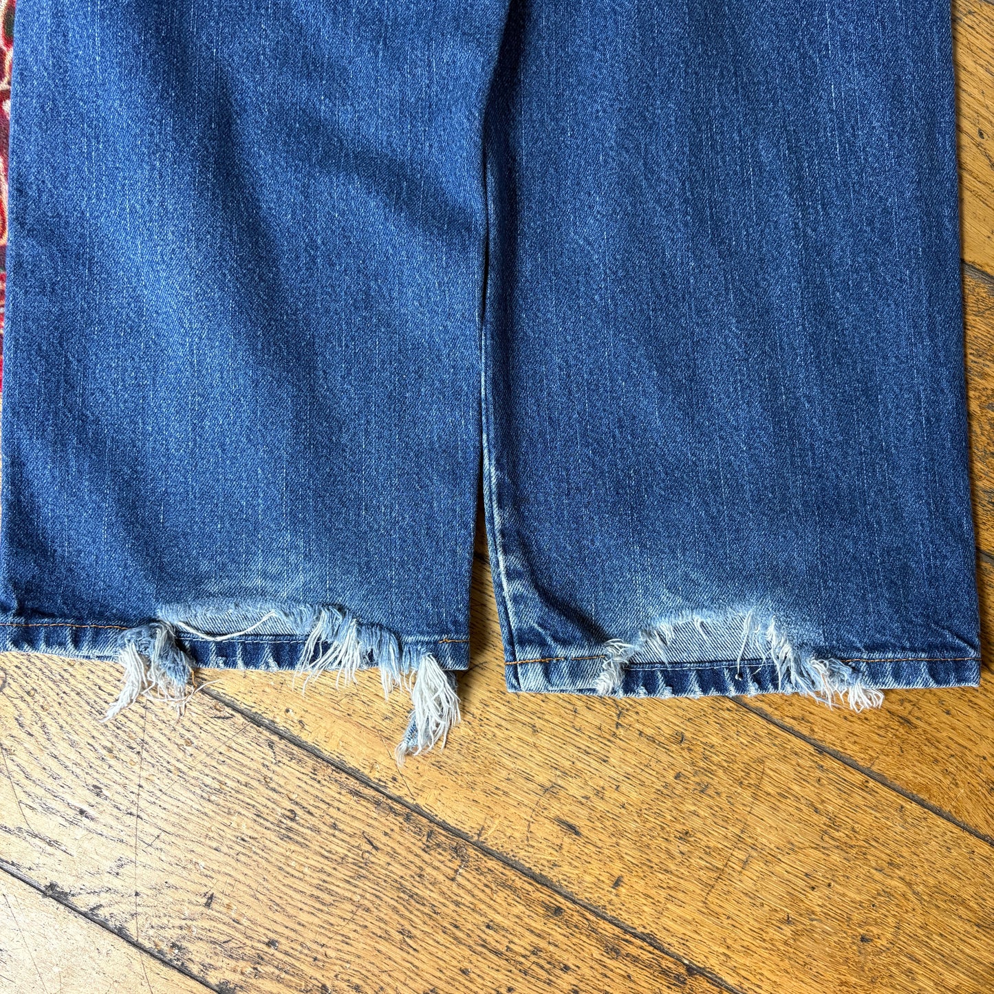 Vintage Dickies Workwear Carpenter Baggy Blue Jeans - 40S