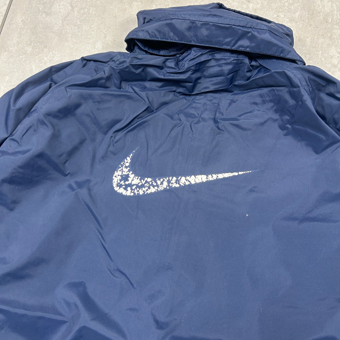Vintage Nike Navy Tracksuit Track Shell Windbreaker Jacket - L