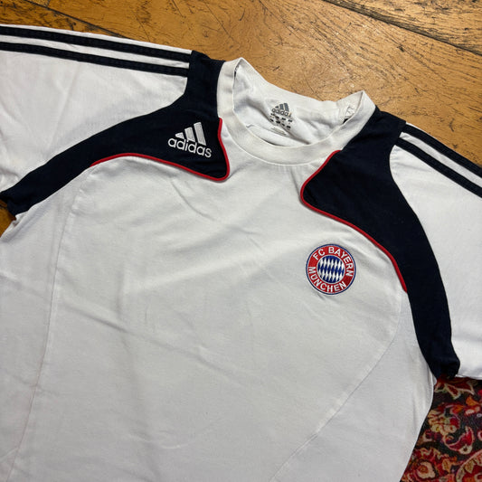 Vintage Bayern Music White Football T-Shirt - M