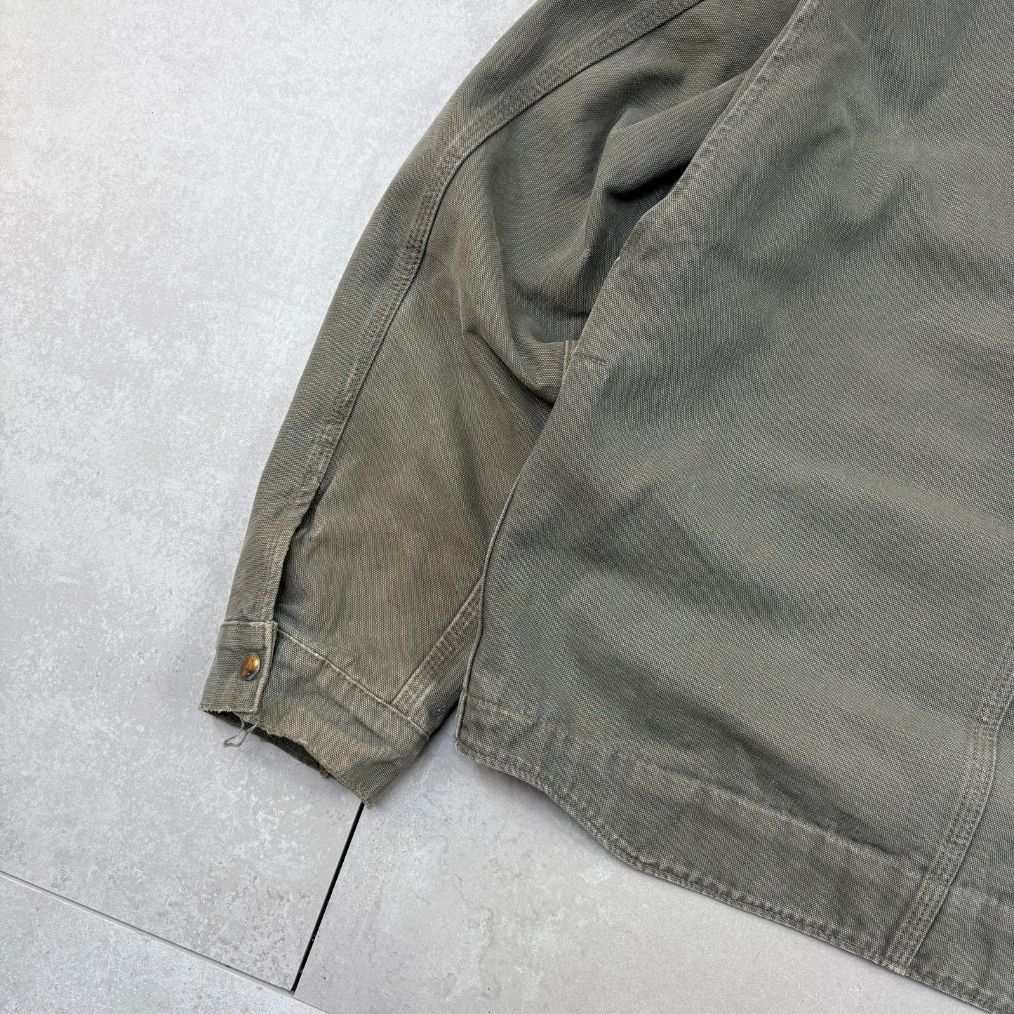 Vintage Carhartt Active Green Workwear Jacket - M
