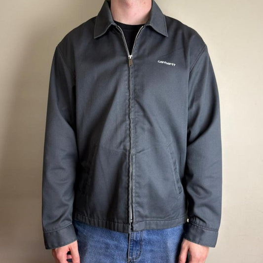 Vintage Carhartt Grey Workwear Utility Jacket - L
