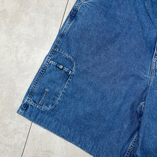 Vintage Levis L2 Hip Hop Baggy Blue Shorts Jorts - 36