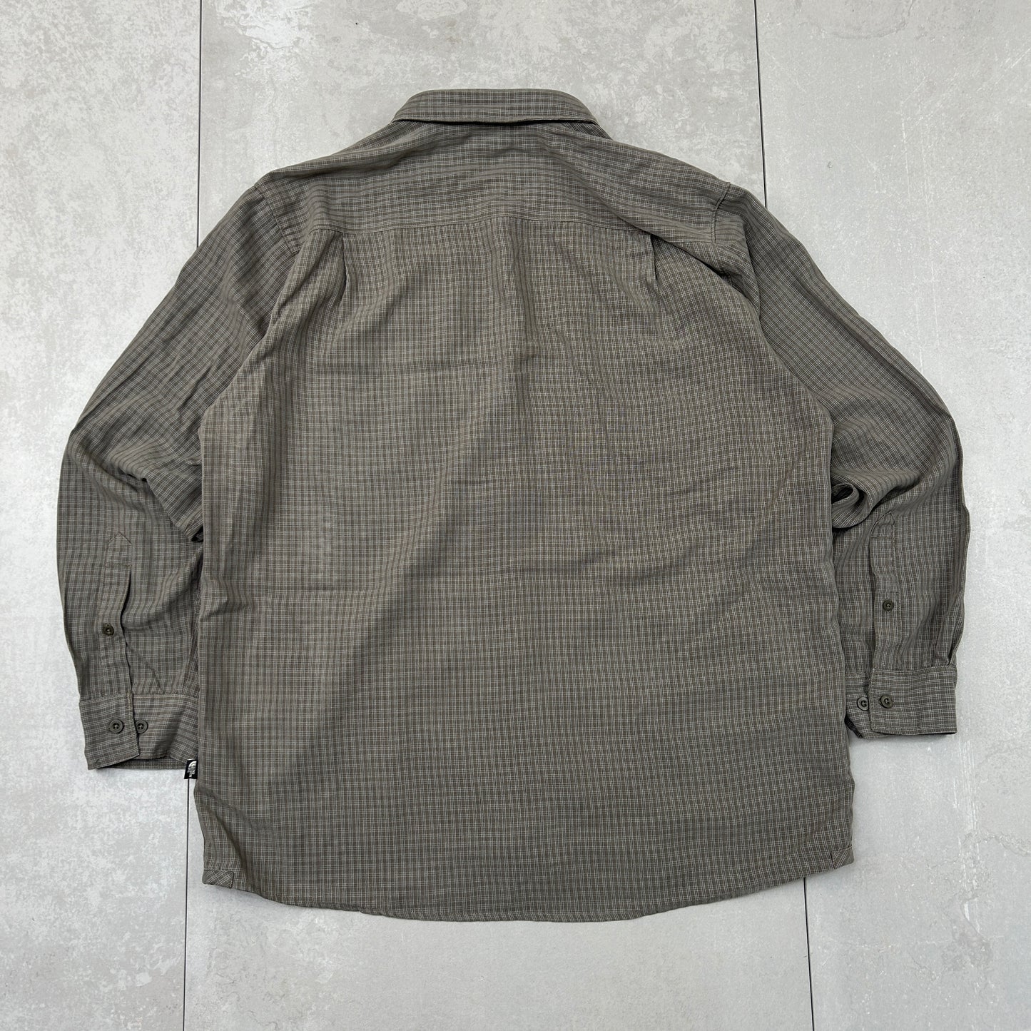 Vintage North Face Green Khaki Shirt - XL
