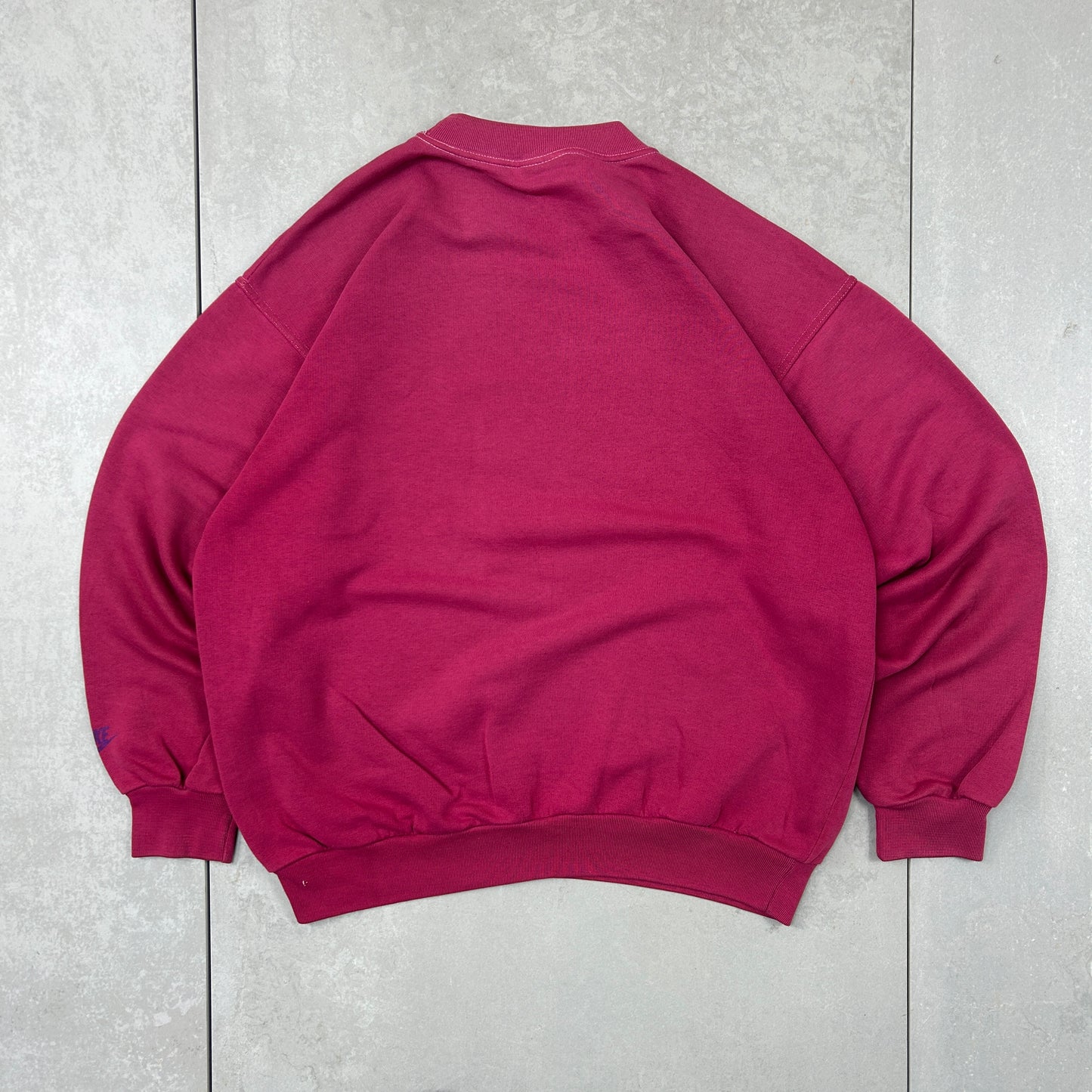 Vintage 80s Nike Jordan Red Pink Sweatshirt - M