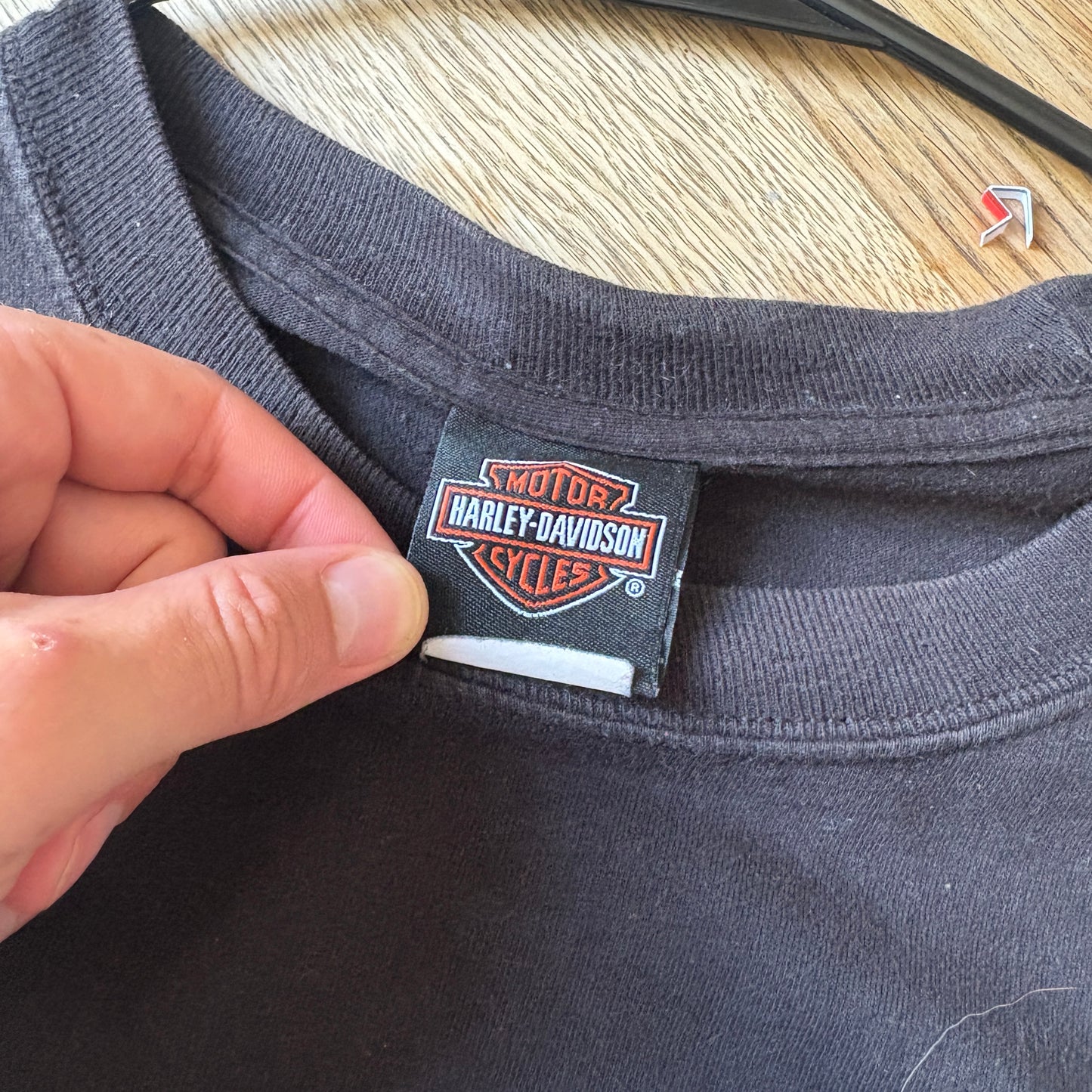 Vintage Harley Davidson Black Graphic T-Shirt - S