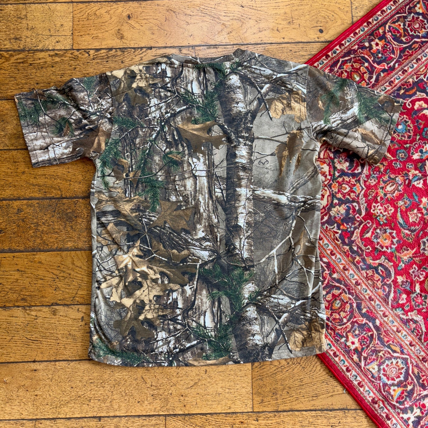 Vintage Realtree Camo Green T-Shirt - M