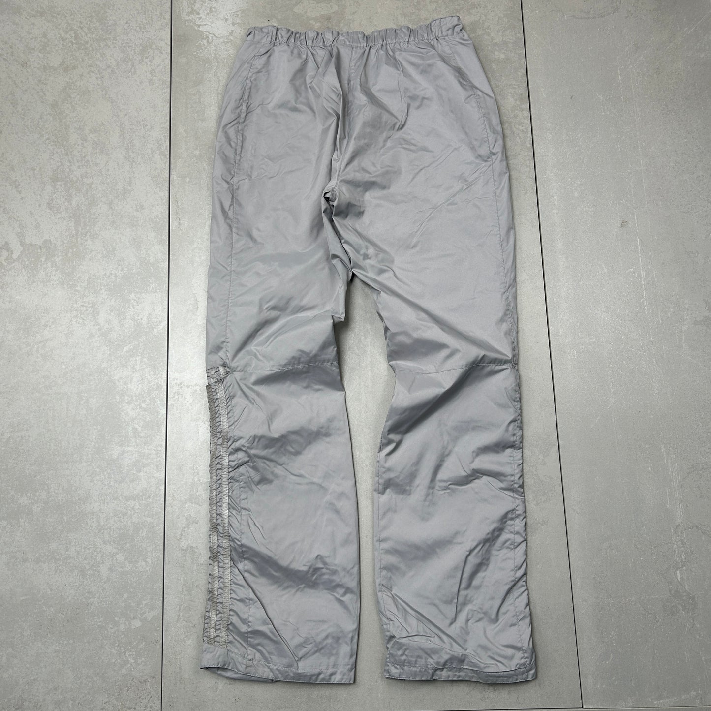 Vintage Adidas Grey Baggy Tracksuit Sweatpants Track Pants Bottoms - M
