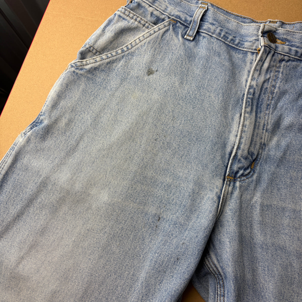 Carhartt Blue Jorts Workwear Baggy Carpenter Shorts - 34