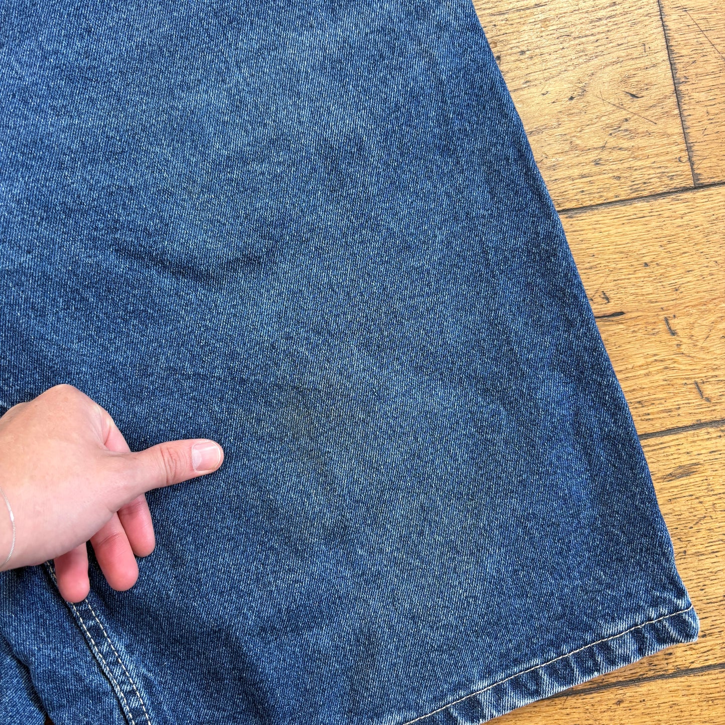 Vintage Southpole Embroidered Blue Hip Hop Baggy Shorts Jorts - 33