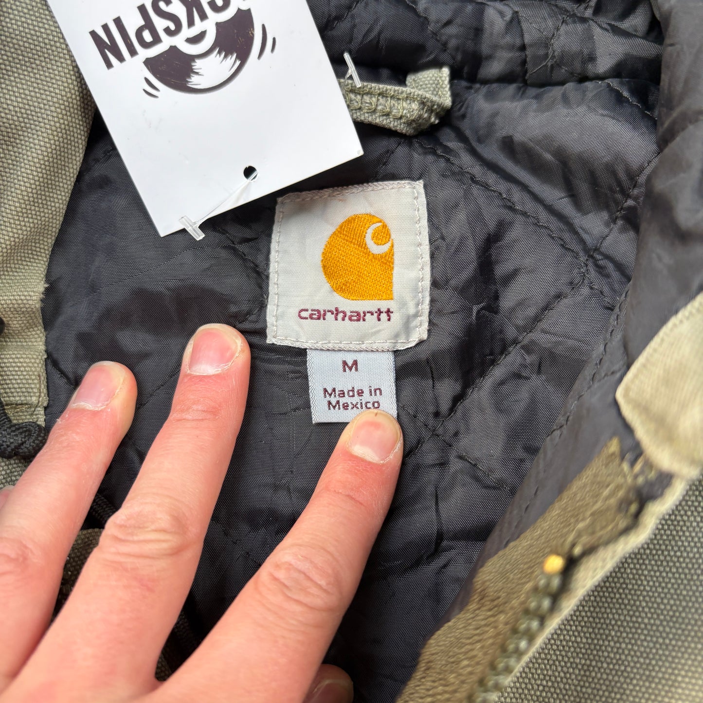 Vintage Carhartt Active Green Workwear Jacket - M