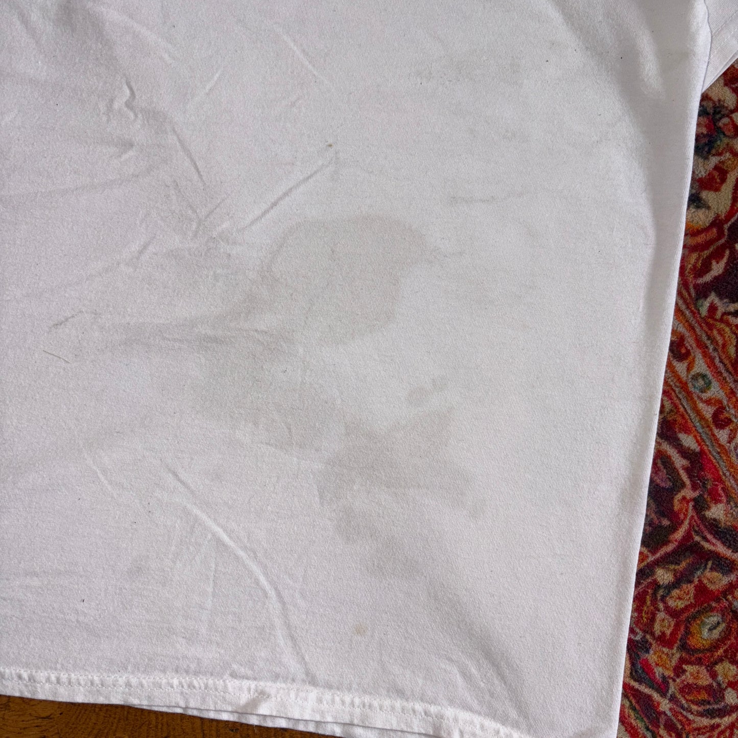 Vintage Thrasher White Skate Graphic T-Shirt - S