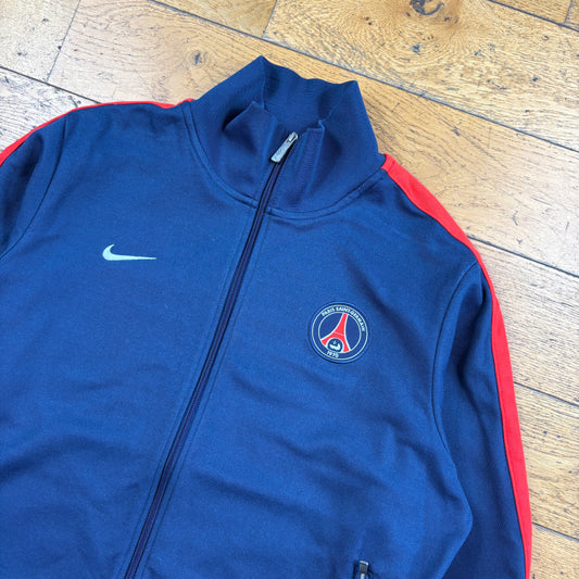 Vintage Nike PSG Navy Football Tracksuit Jacket - XL