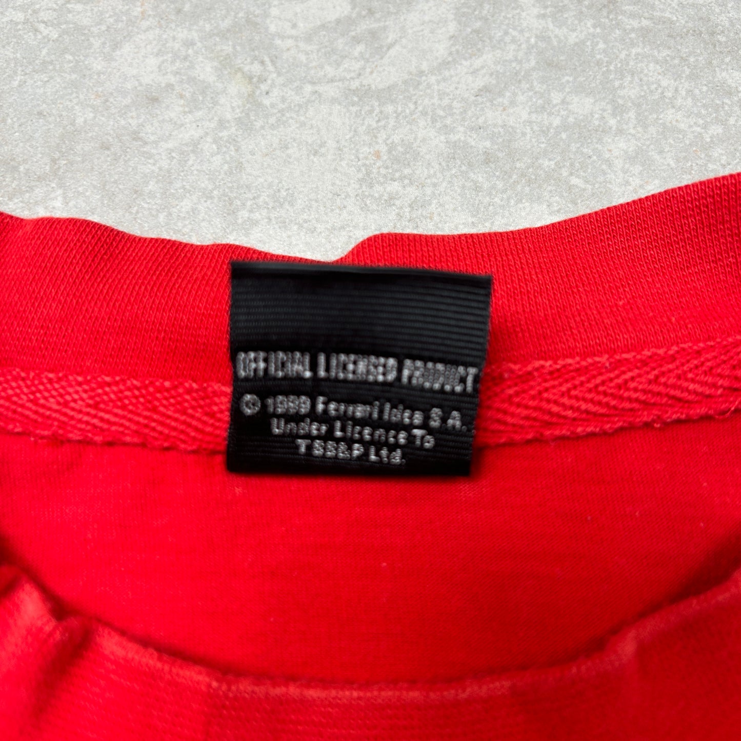 Vintage 1999 Ferrari Graphic Red T-Shirt - M