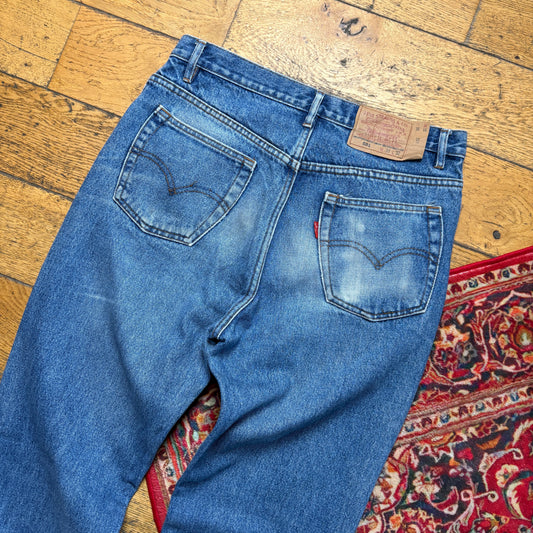 Vintage Levis 501 Straight Blue Denim Jeans - 31R