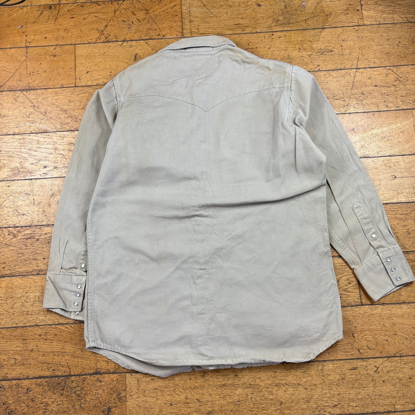 Vintage Carhartt Cream Workwear Western Shirt - XL