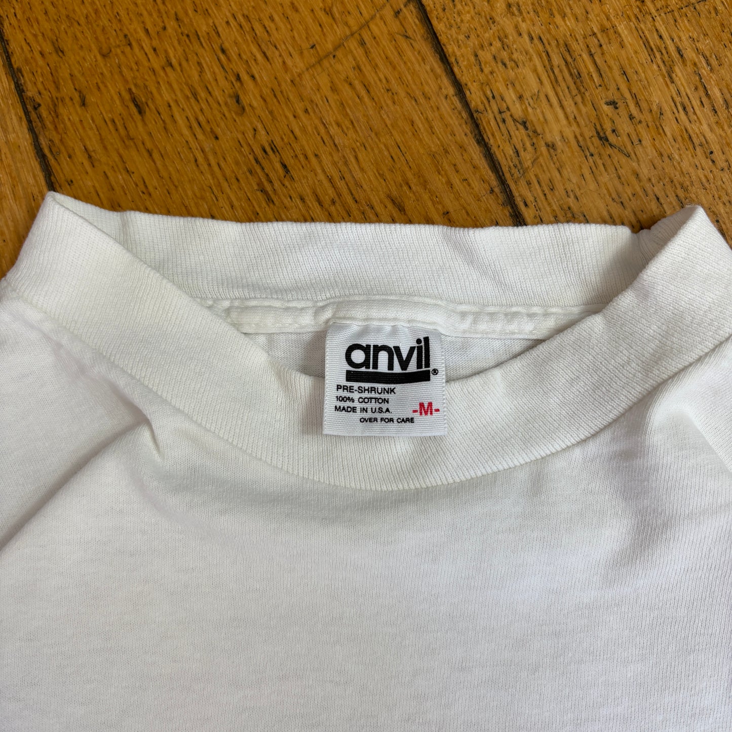 Vintage 90s Cheeseburger in Paradise White Single Stitch Graphic T-Shirt - XS
