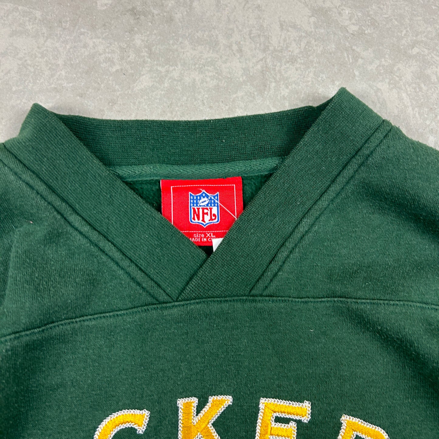 Vintage NFL Green Bay Packers Embroidered Sweatshirt - XL