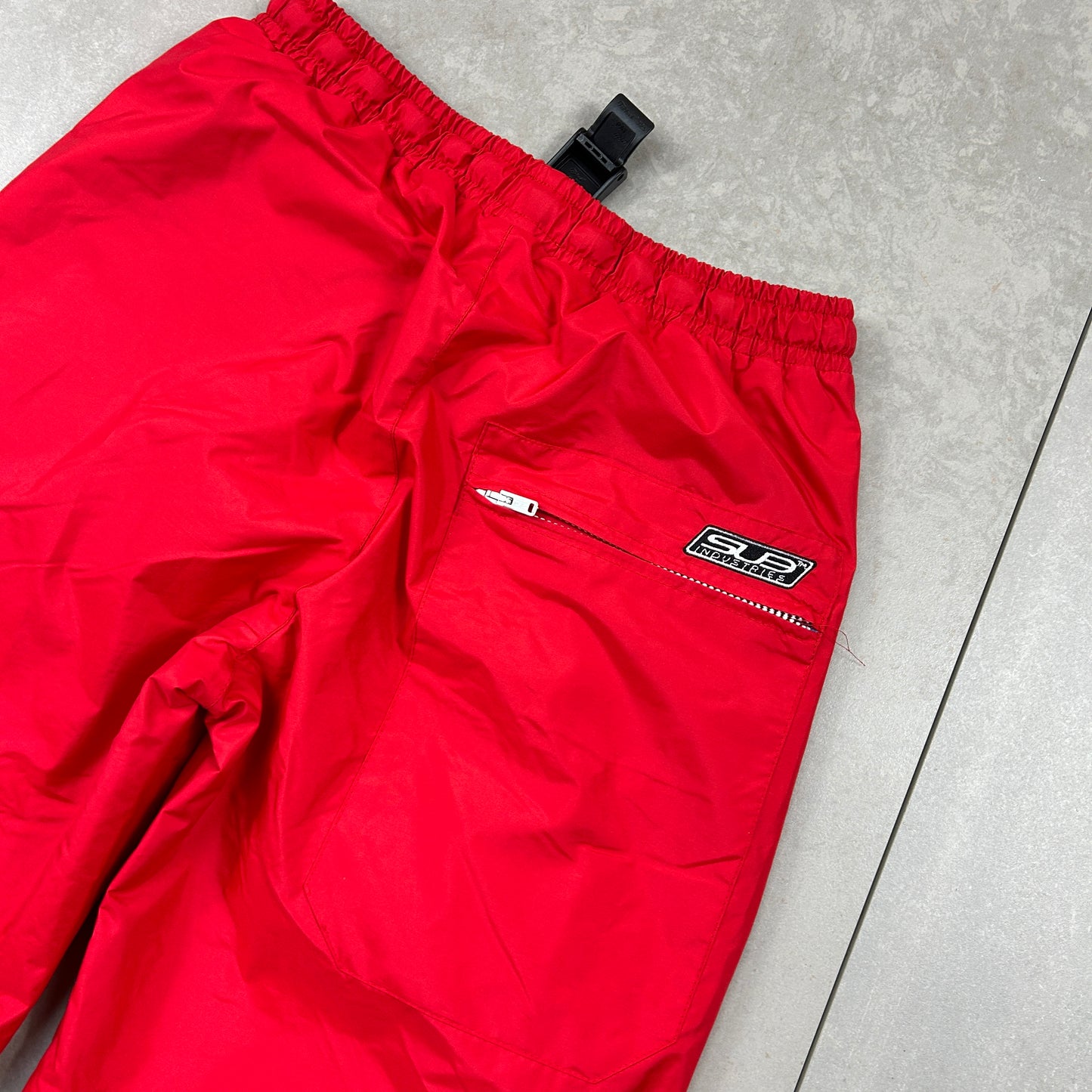 Vintage Red Sub Industries Baggy Tracksuit Ski Track Pants Bottoms - S