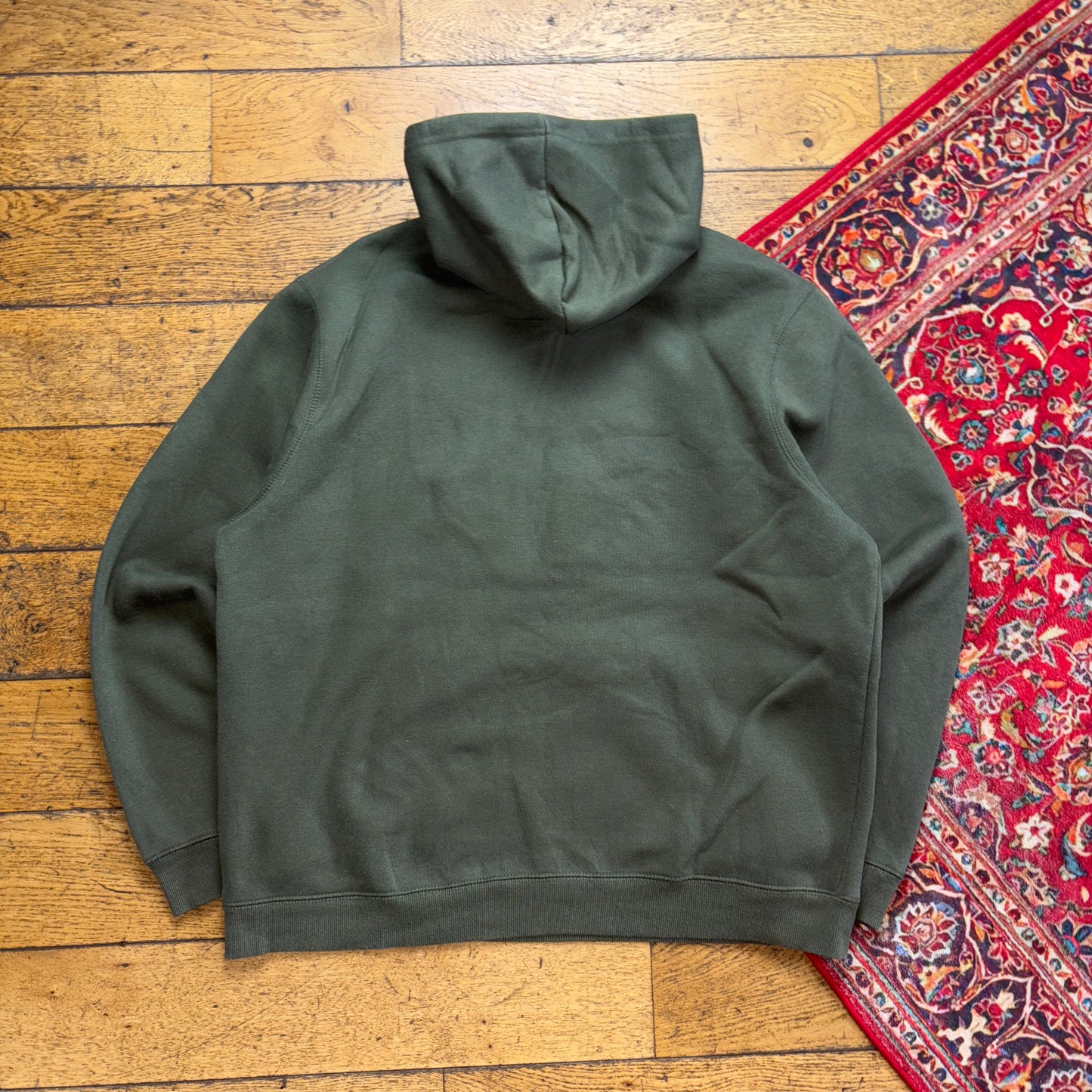 Vintage Realtree Camo Green Embroidered Hoodie Sweatshirt - 2XL