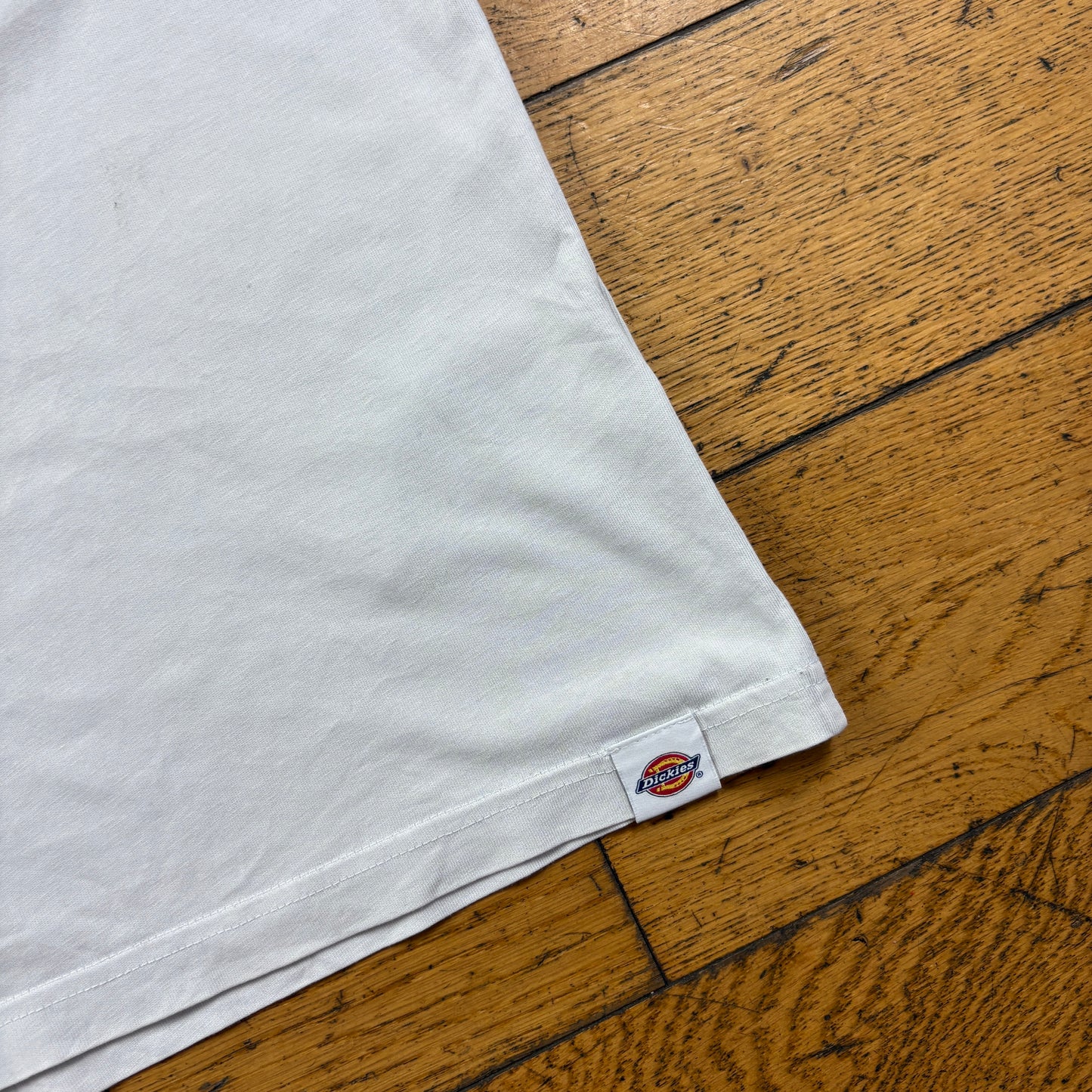 Vintage Dickies White Leopard Graphic T-Shirt - M