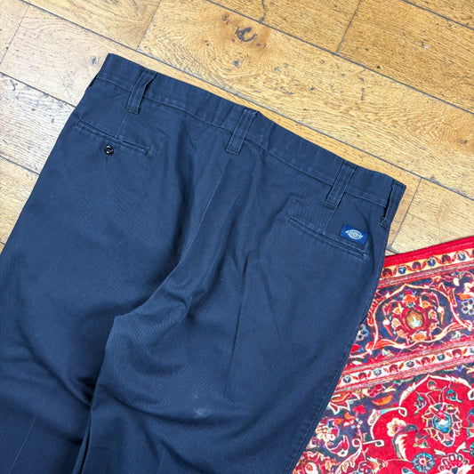 Vintage Dickies 874 Skate Black Trousers - 42