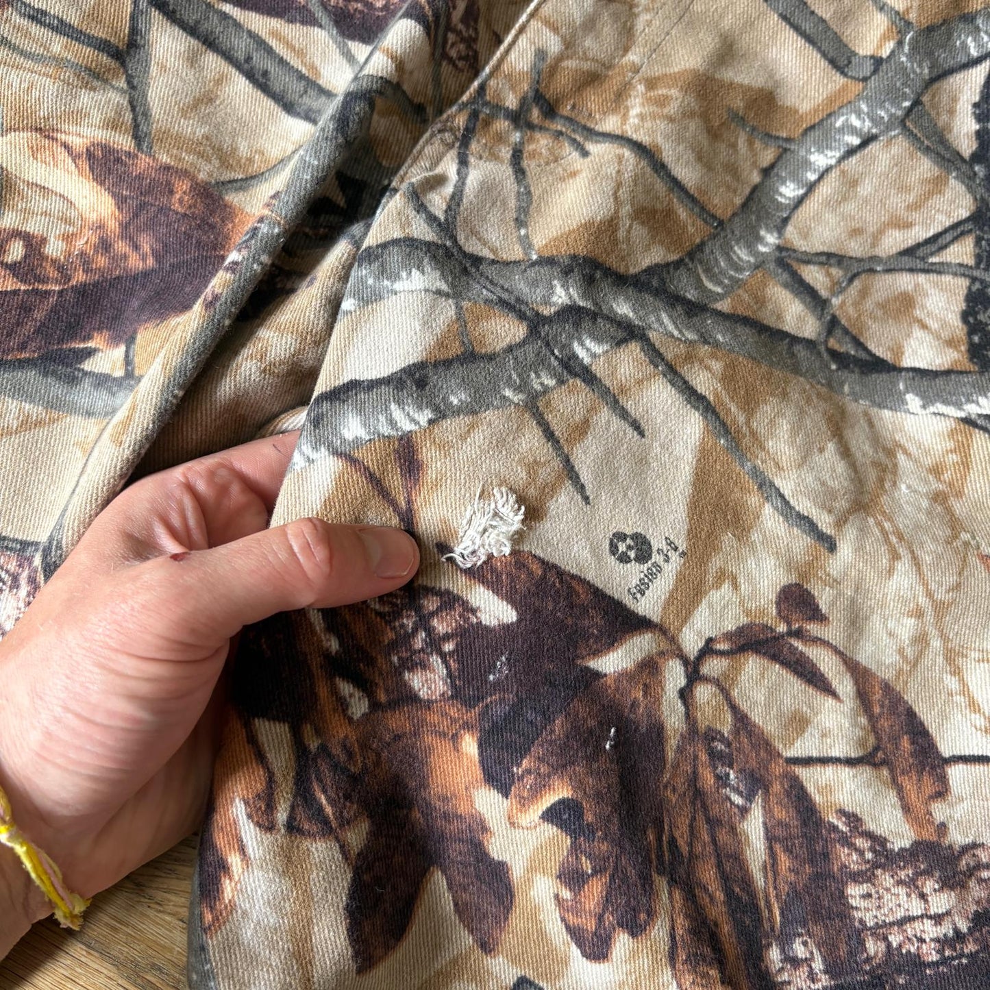 Vintage Real Tree Camo Double Knee Brown Hunting Workwear Trousers - 34R