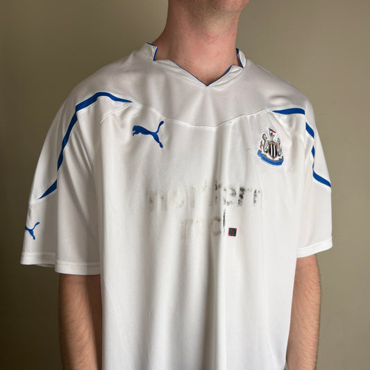 Vintage Newcastle United NUFC 10/11 White Football Shirt - 2XL