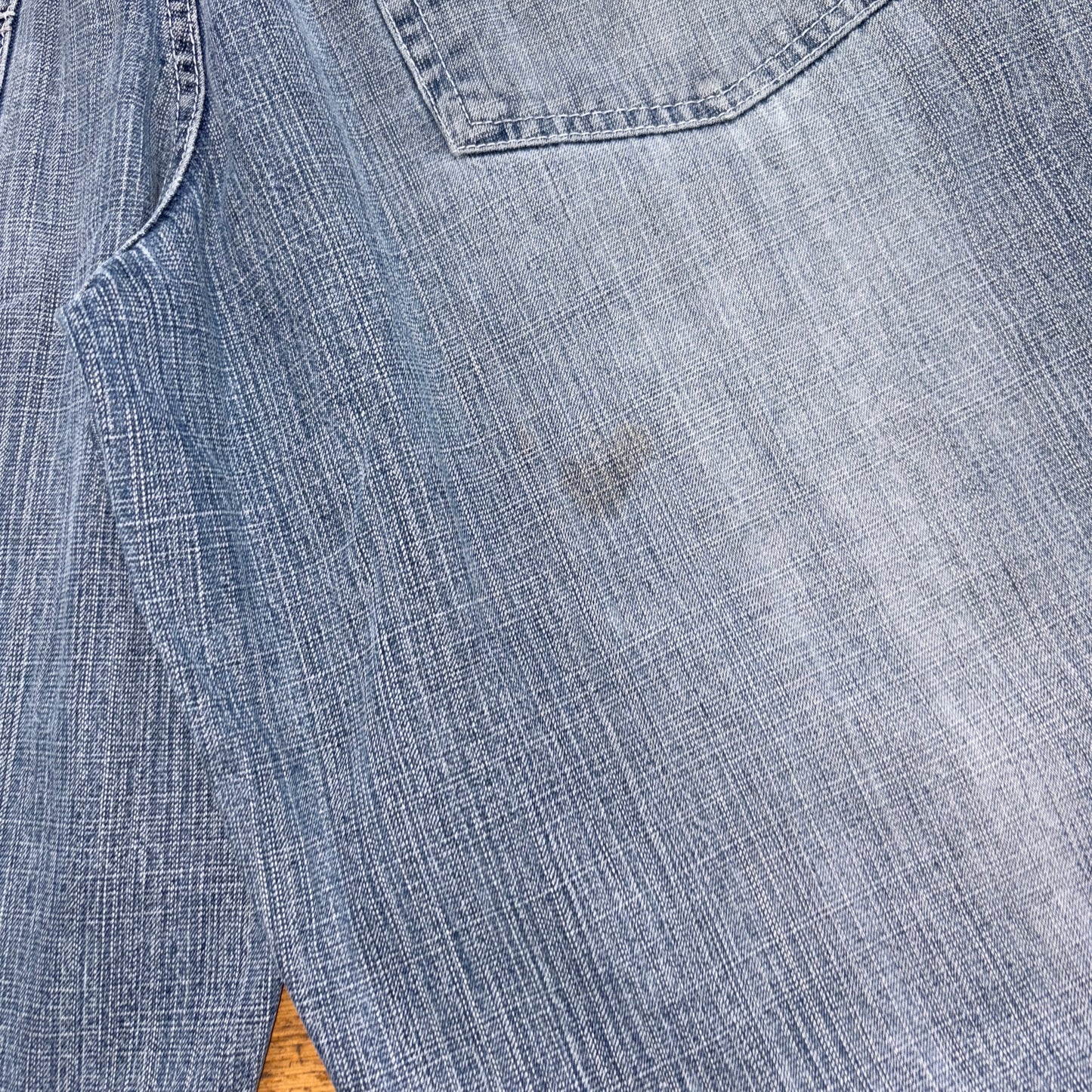 Vintage Southpole Blue Embroidered Y2K Hip Hop Baggy Jeans Shorts Jorts - 36