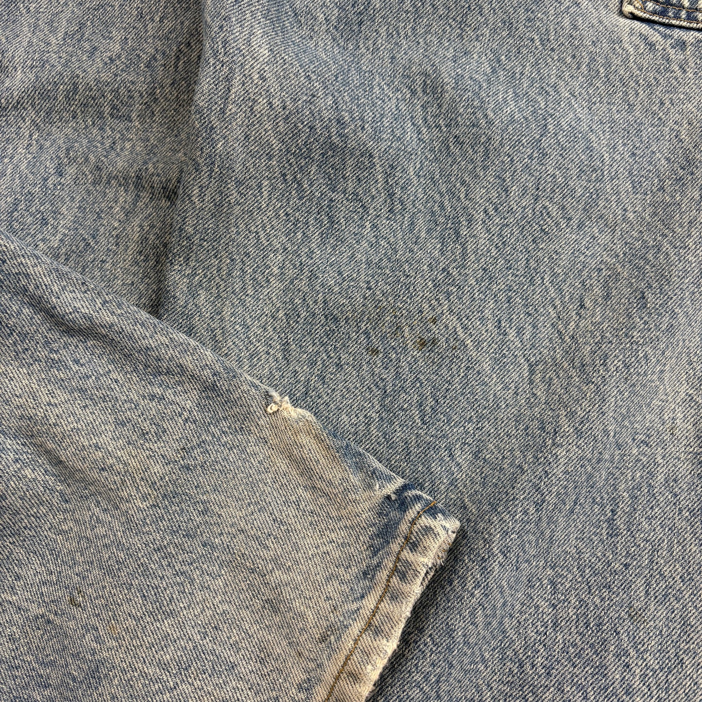 Vintage Carhartt Blue Double Knee Workwear Carpenter Baggy Jeans - 32