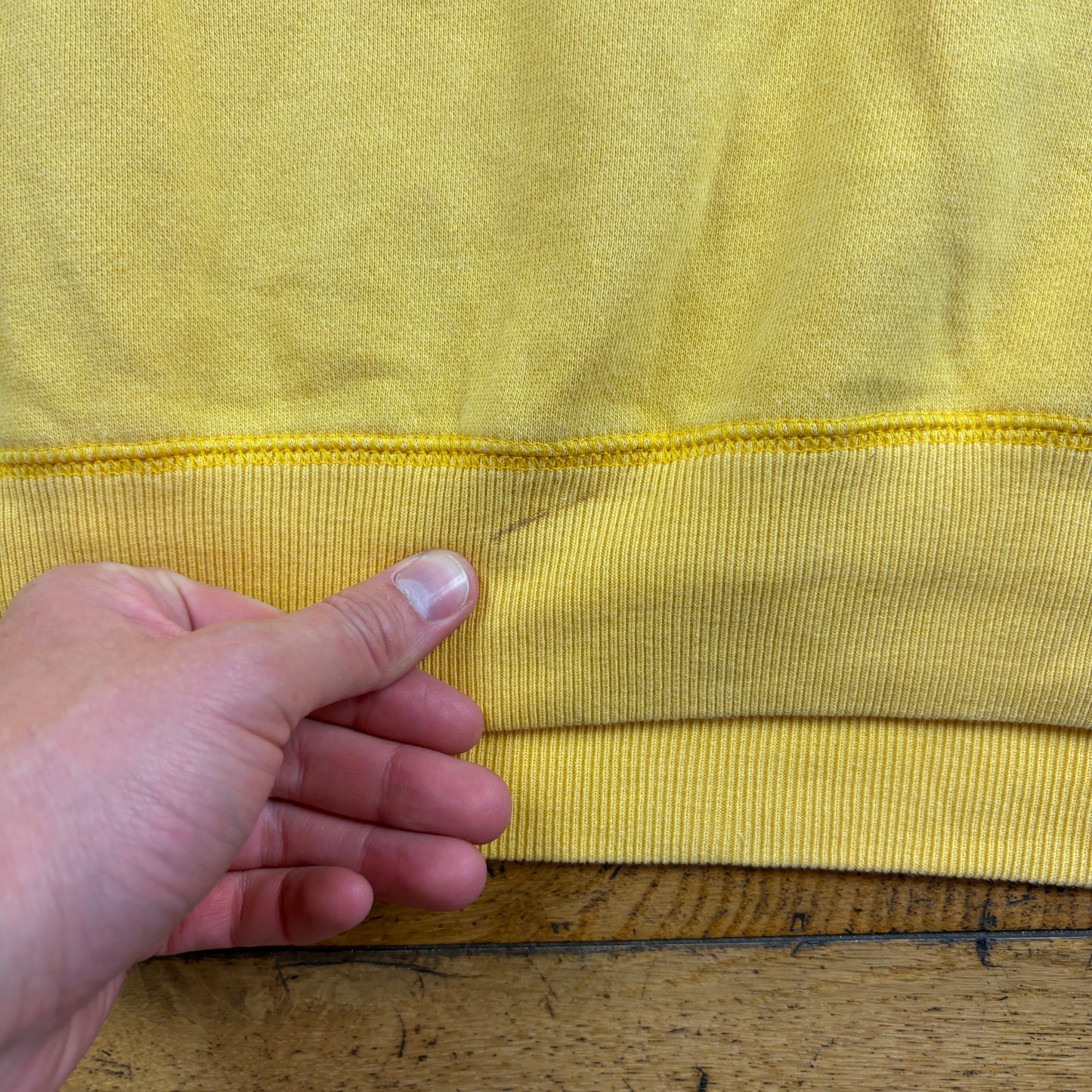Vintage Nautica Yellow Embroidered Sweatshirt - XXL