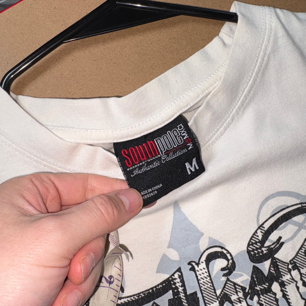 Southpole White Embroidered T Shirt - M