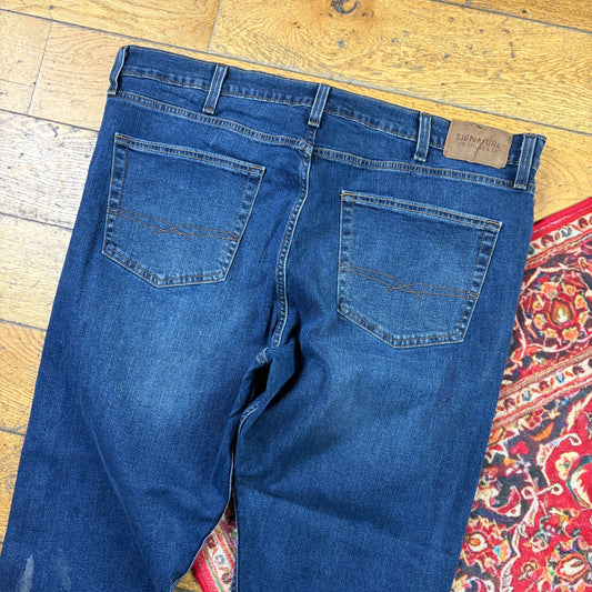 Vintage Levis Straight Blue Denim Jeans - 42