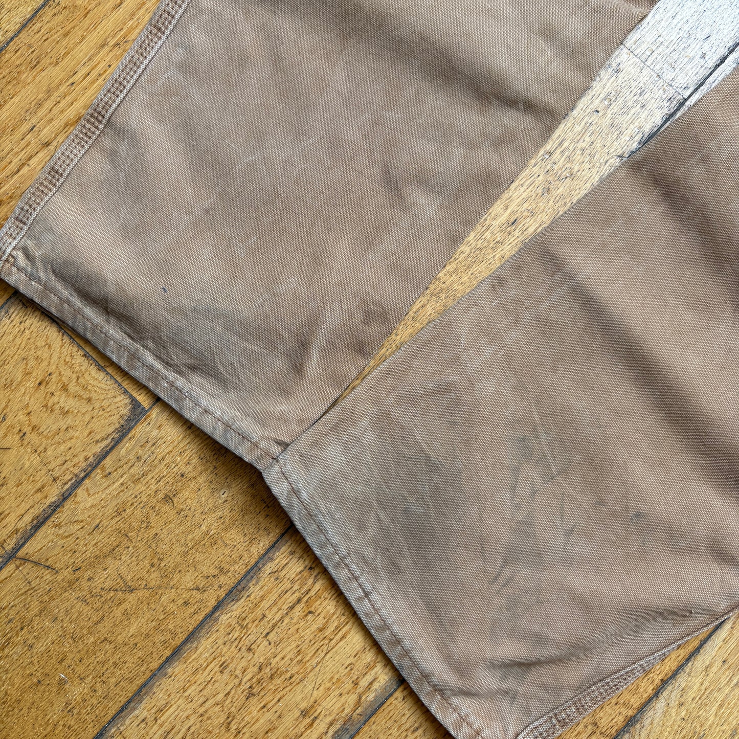 Vintage Dickies Workwear Brown Carpenter Baggy Trousers - 44