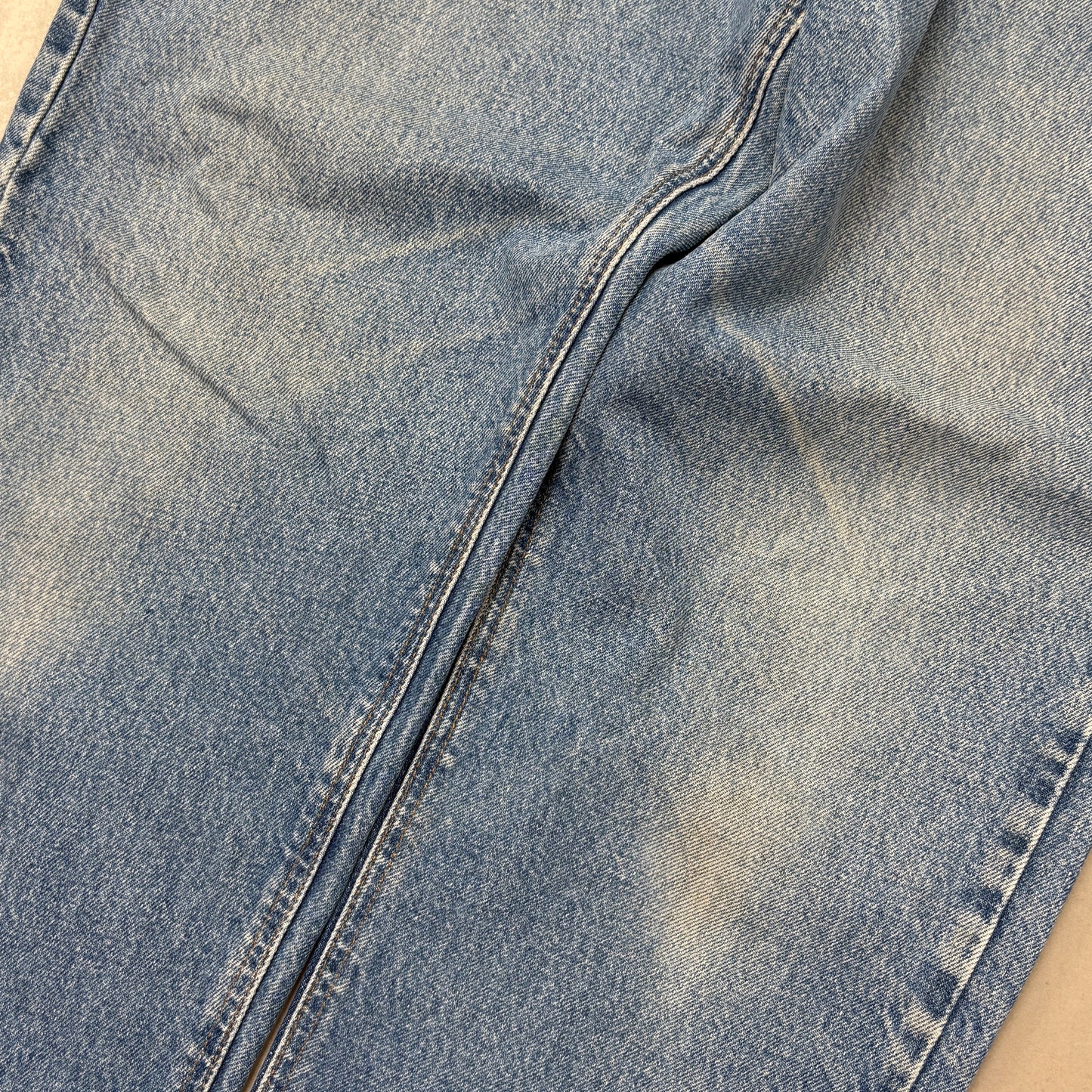 Vintage Carhartt Blue Workwear Carpenter Baggy Trousers - 36