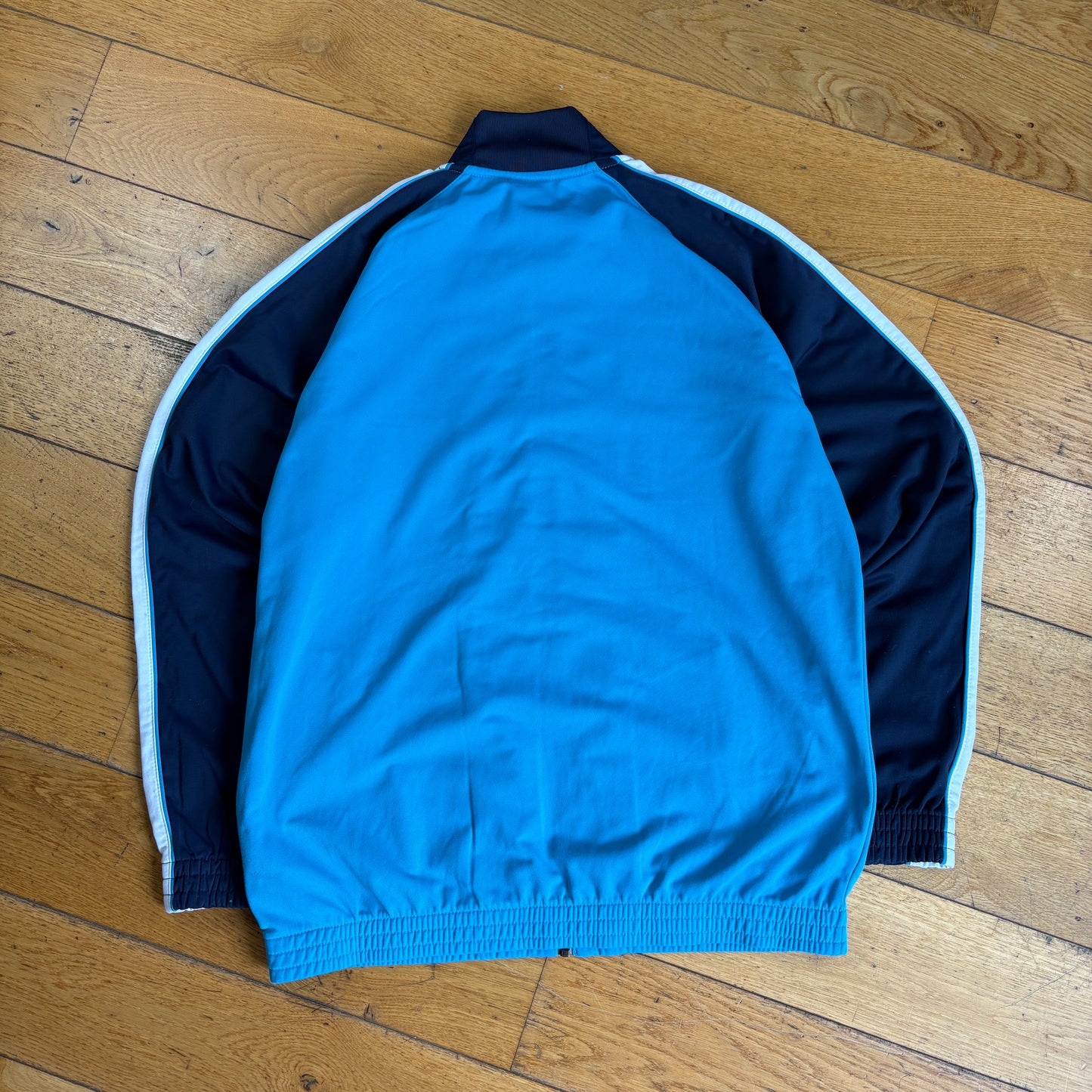 Vintage Nike Blue Swoosh Tracksuit Track Shell Windbreaker Jacket - M