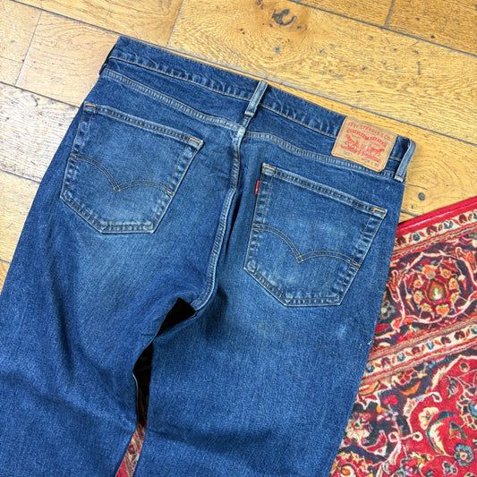 Vintage Levis 505 Straight Blue Denim Jeans - 36